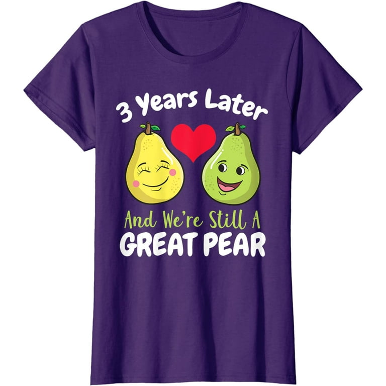 3 Year Anniversary T-Shirt Gift For Her Or Him 3 Year Anniversary T-Shirt Gift For Her Or Him