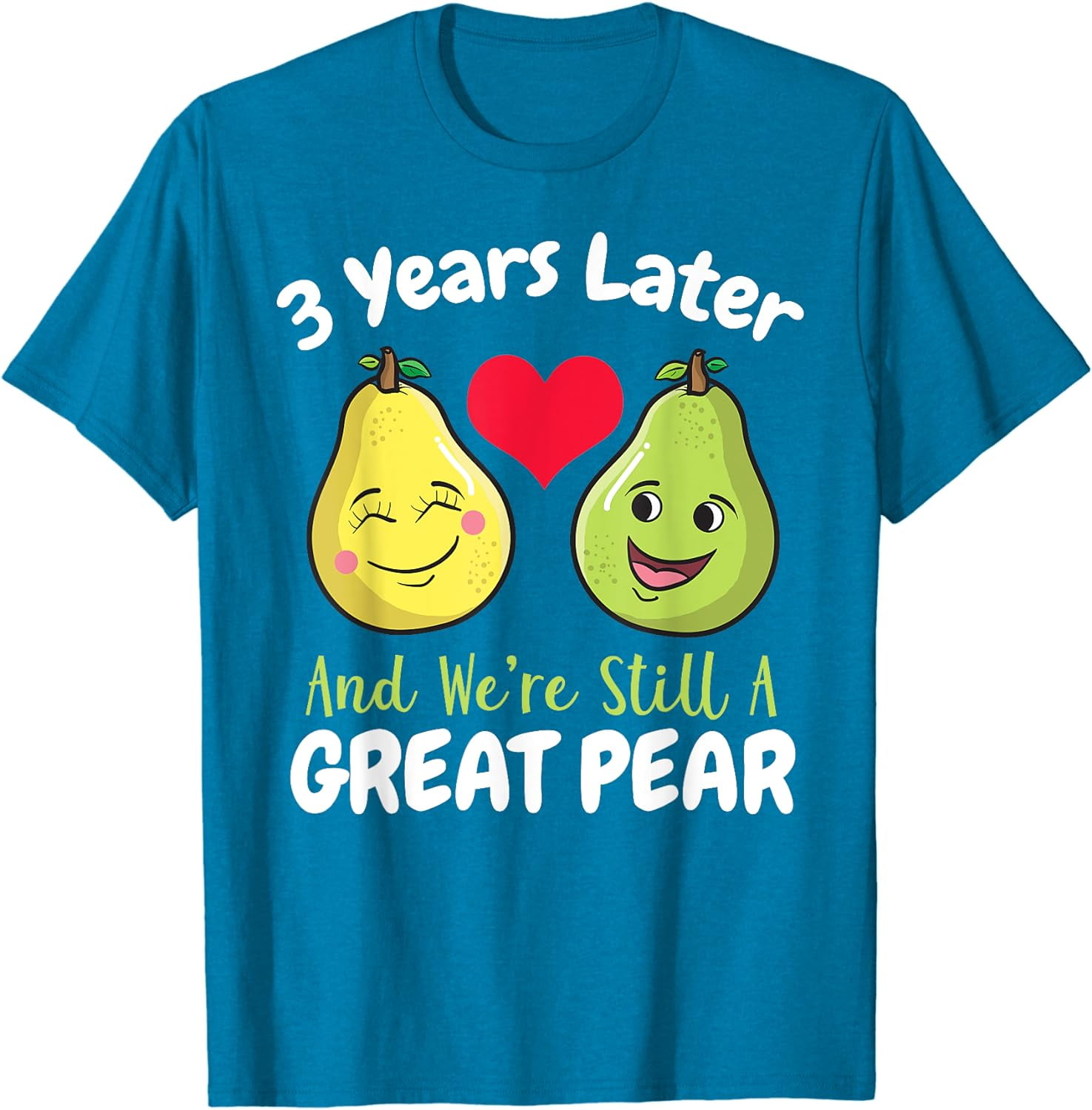 3 Year Anniversary T-Shirt Gift For Her Or Him 3 Year Anniversary T-Shirt Gift For Her Or Him