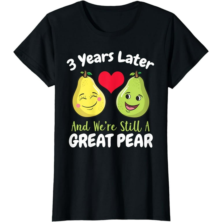 3 Year Anniversary T-Shirt Gift For Her Or Him 3 Year Anniversary T-Shirt Gift For Her Or Him