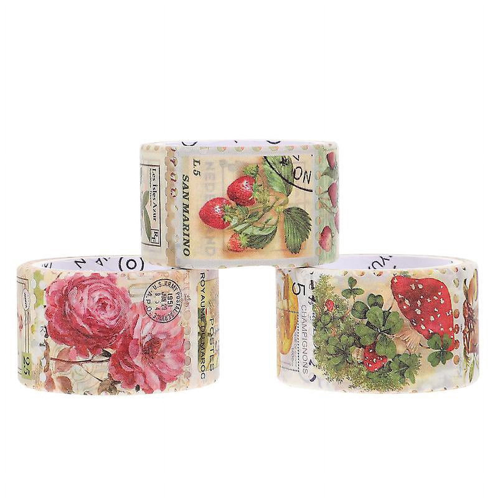 3rolls Stamp Washi Tapes