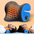 thumbnail image 1 of Famedio Heated Neck Stretcher for Pain Relief, Graphene Heating Pad, Neck Cloud Cervical Traction Device Chiropractic Pillow for Shoulder, 1 of 7