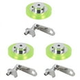 thumbnail image 1 of 3set 200mm Aluminum Polyurethane Industrial Encoder Wheel Measuring Wheel with Type 20mm Aluminum Encoder Bracket, 1 of 4