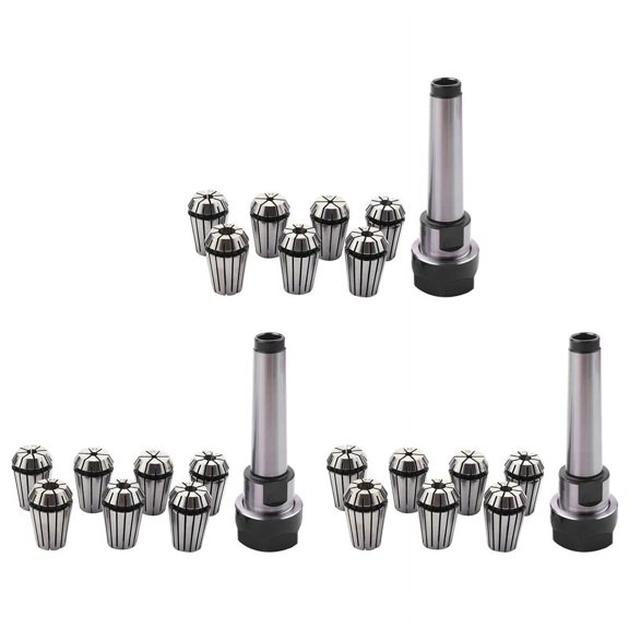 3set MT2 ER20 M10 MTB2 Collet Chuck Morse2 Taper ToolHolder+7pcs spring collet CNC Milling Extension Rod
