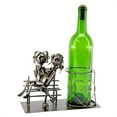 thumbnail image 1 of 3starimex Wine Caddy Lovers on Bench Wine Bottle Holder, 1 of 2