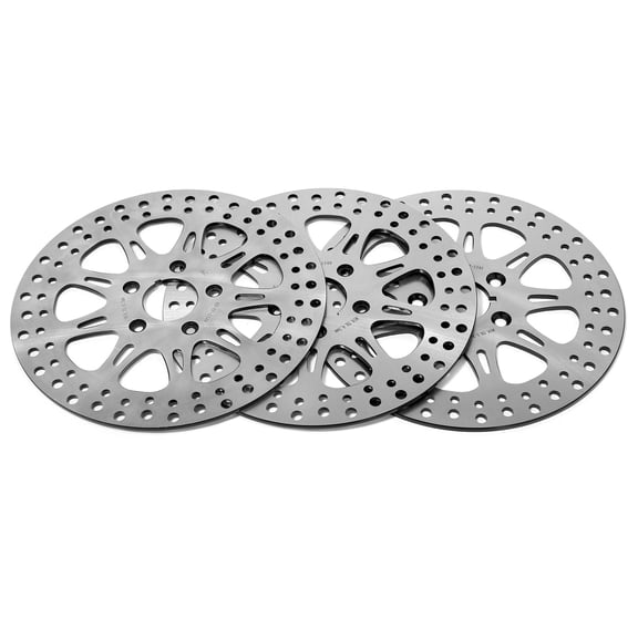 3x 11.5" Front Rear Brake Discs Disks Rotors for Harley Dyna Low Rider FXDL Wide Glide FXDWG EFI FXDWGI FXRS FXRT FXLR Super Glide FXD EFI FXDI 1987-1999 1988 1989 1990 1991 92 93 94 95 96 97 98