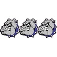 thumbnail image 1 of [3x] 2in x 2in Blue Collared Bulldog Mascot Stickers School Team, 1 of 1