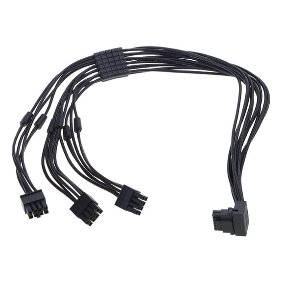 3x 4x 8Pin Male to 12VHPWR PCIE5.0 16Pin ATX3.0 Modular Cable for RTX40 Series Graphics Cards Reliable Connection Cord