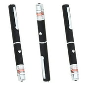 3x - 5 Miles 532nm Red Laser Pointer Pen Mid-open Visible Beam Light Ray Office [Pack of 3]