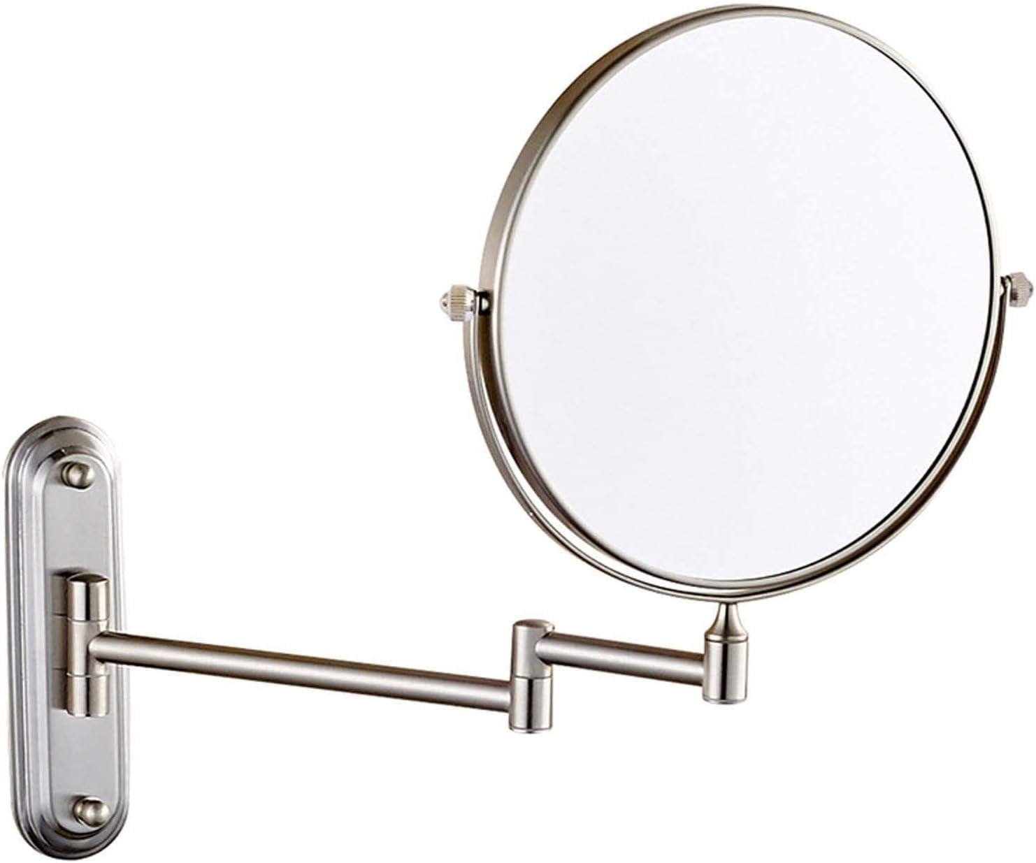 3x/5x7x/10x Magnifying Wall Mounted Makeup Mirror, 360° Swivel Bathroom ...