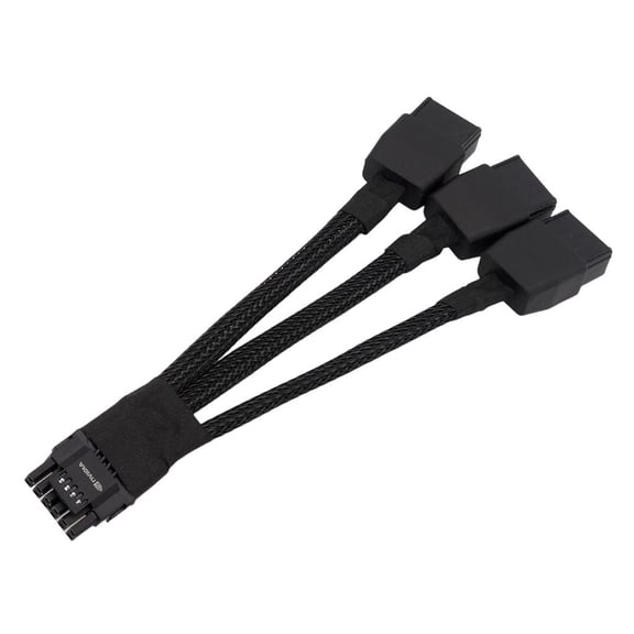 3x 8Pin To 16Pin GPU Power Adapter Cable 600W 12VHPWR Connector For RTX4090 CPU
