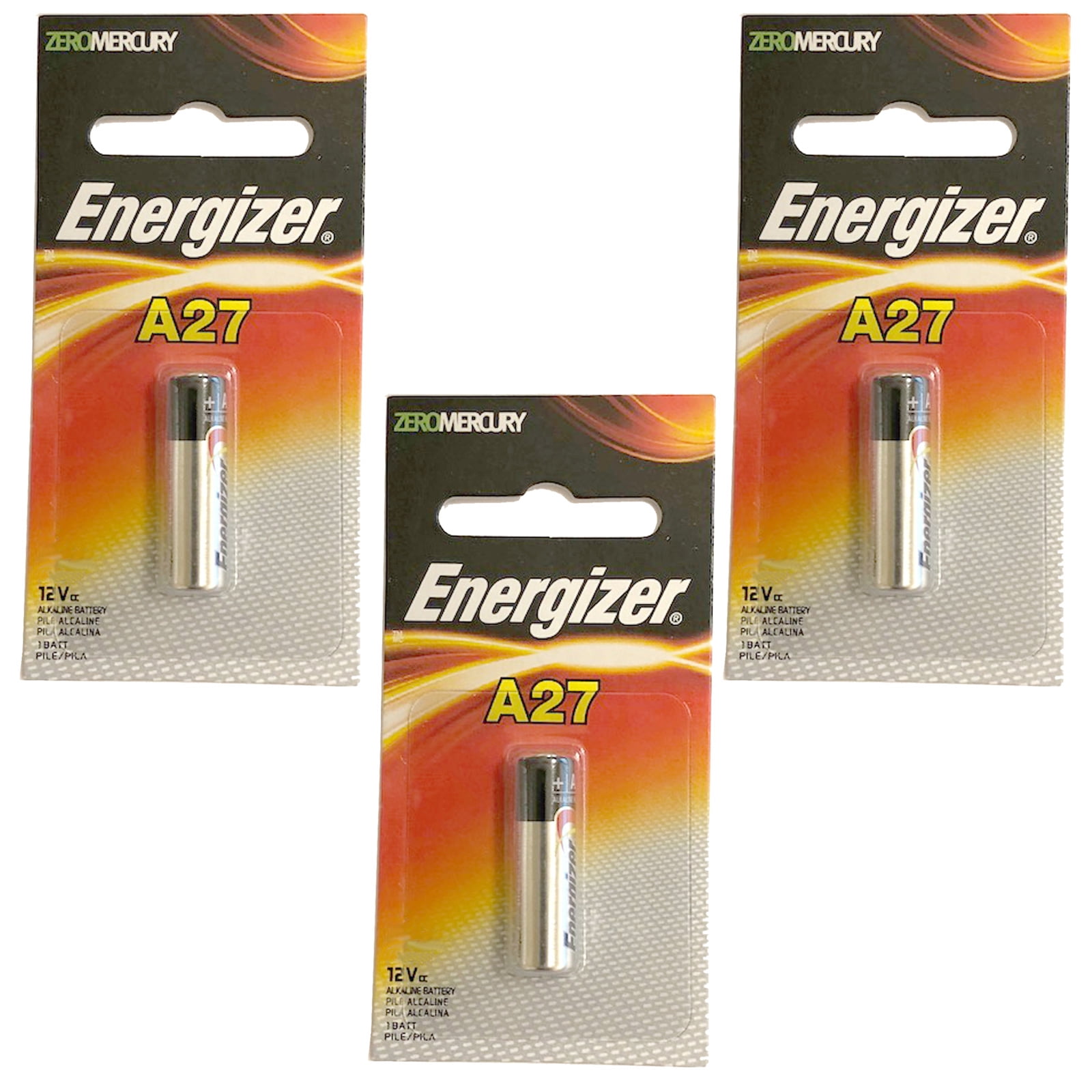 Energizer Lot de 2 piles alcalines A27/12 V A27BP : : High-Tech