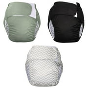 3x Adjustable Adult Diaper Incontinence for Old People Odor