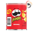 thumbnail image 1 of 3x Cans Pringles Grab N' Go Original Flavored Potato Crisps Chips Snack 1.3oz, 1 of 3