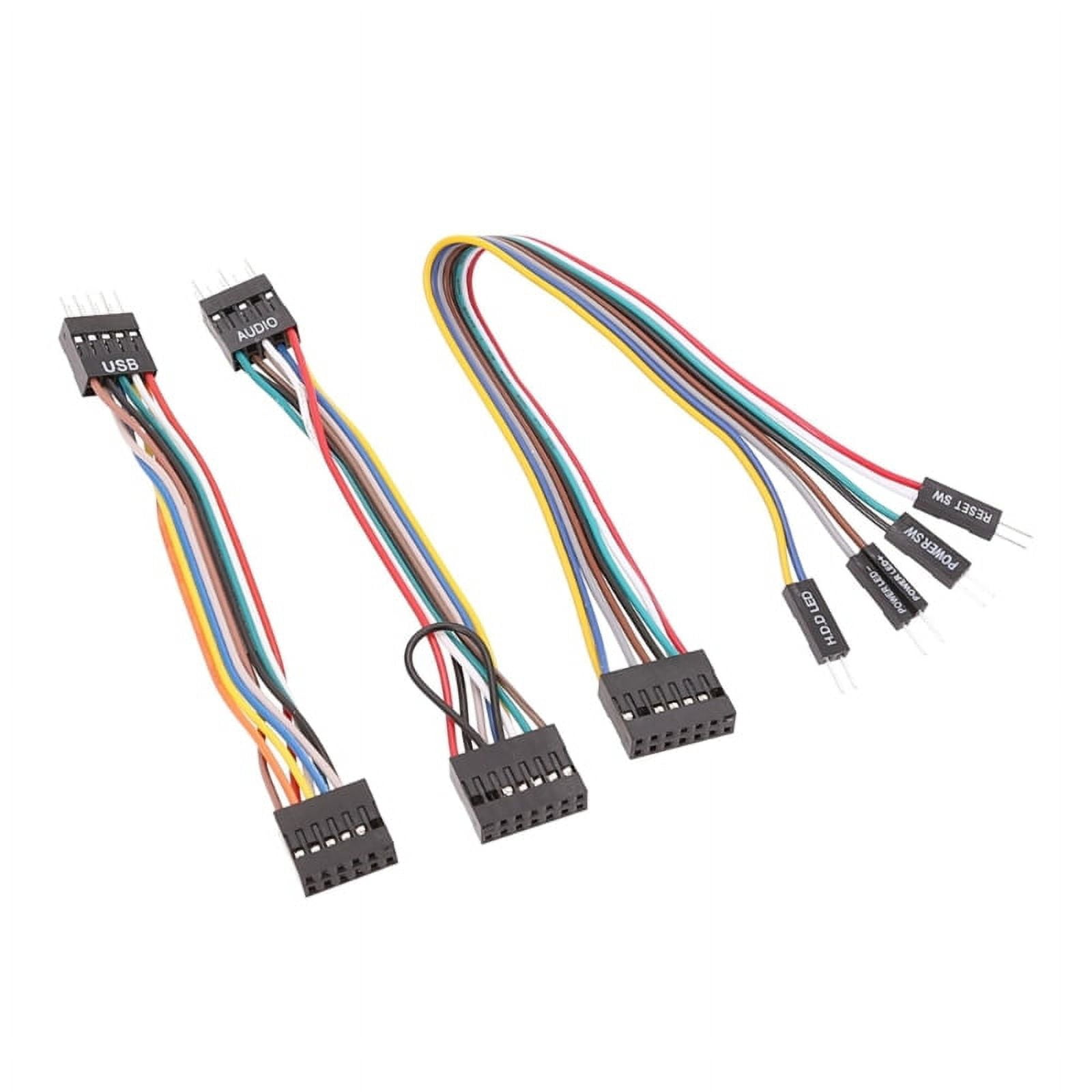 3x Chassis Transfer Wiring Switch Cable USB Cable Audio Cable For ...
