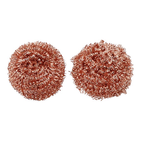 3x Copper-plated Wire Sponge Ball Iron Tip Nozzle Cleaner Slag Remover Tool