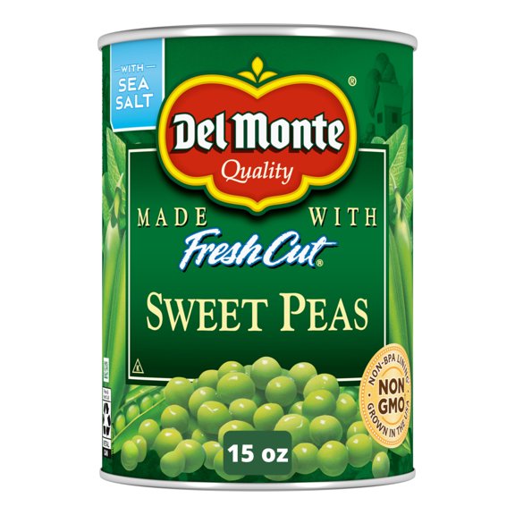 3x-Del Monte Sweet Peas Canned Vegetables 15 oz Can