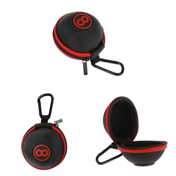 3x EVA Cue Ball Case Bags Billiard Balls Holder Pool/Training Ball Case