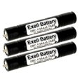 thumbnail image 1 of 3x Exell 6V 300mAh NiMH Battery Pack w/Tabs Razors Shavers Toothbrushes, 1 of 3