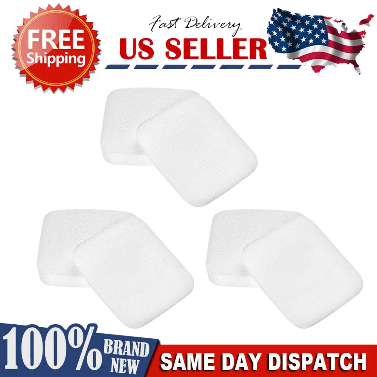 3x Foam Filters for shark navigator lift away UV850 UV900 upright