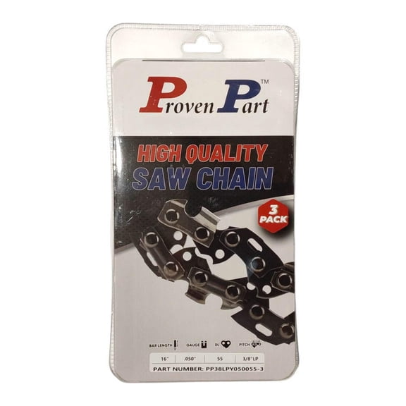 3x Full Chisel Low Profile Chain 3/8 .050 55DL Fits Stihl (May take .043" or .