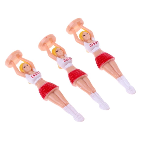 3x Golf Tee, Ball Position Marker Multifunctional Golf Tool, Unbreakable Novelty , Golf Tee Ball Nails Position Marker
