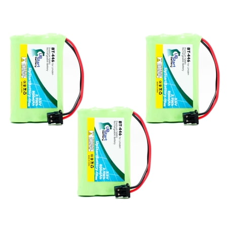 3x Pack - UpStart Battery Uniden TRU-4465-2 Battery - Replacement for Uniden Cordless Phone Battery (800mAh, 3.6V NI-MH)