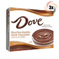 thumbnail image 1 of 3x Packs Dove Bourbon Vanilla Dark Chocolate Pudding | 4 Servings Each | 3.05oz, 1 of 3