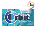 thumbnail image 1 of 3x Packs Orbit Winter Mint Sugarfree Gum | 14 Pieces Per Pack | Fast Shipping, 1 of 4