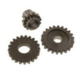 thumbnail image 1 of 3x Pinion Sprocket Gear 150cc 200cc Motorcycle Quad Scooters, Double Gear 6T + 13T / 18T + 21T + Single Gear 21T, 1 of 6
