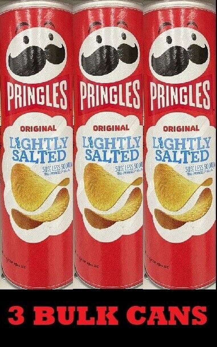3x Pringles ORIGINAL LIGHTLY SALTED Flavored Potato Chips Crisps 5.2 Oz - 3 CANS