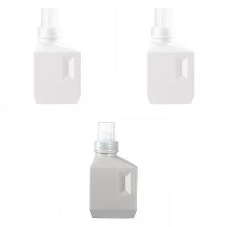 3x Refillable Laundry Bottle Box NLeak Detergent Softener