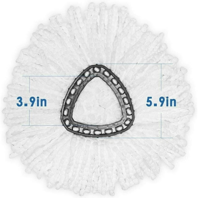 3x Replacement Microfiber Mop Head Easy Clean Wring Refill For OCedar