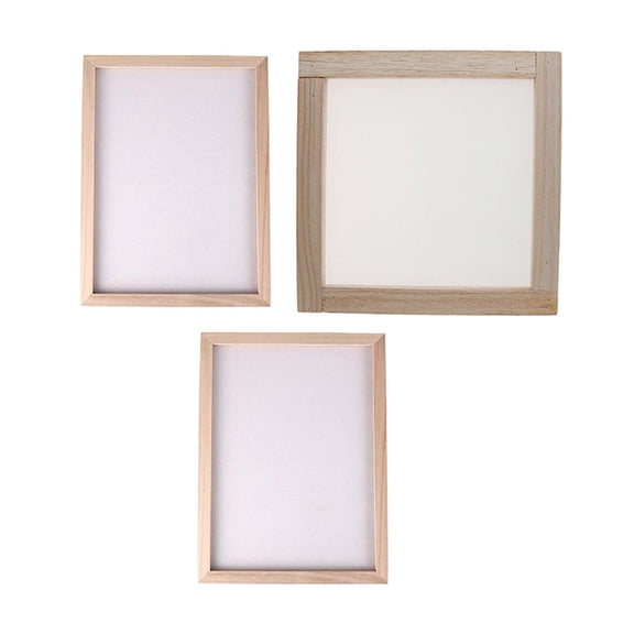 3x Retro Paper Making Papermaking Screen Recycling diy Craft