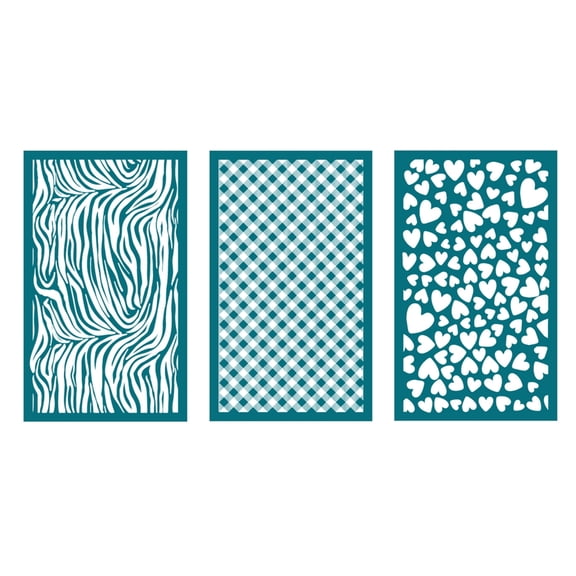 3x/Set Rabbit Silk Screen Stencils Reusable Snowman Silkscreen-Print Kit Mesh-Transfers Stencils for DIY Earrings-Decor