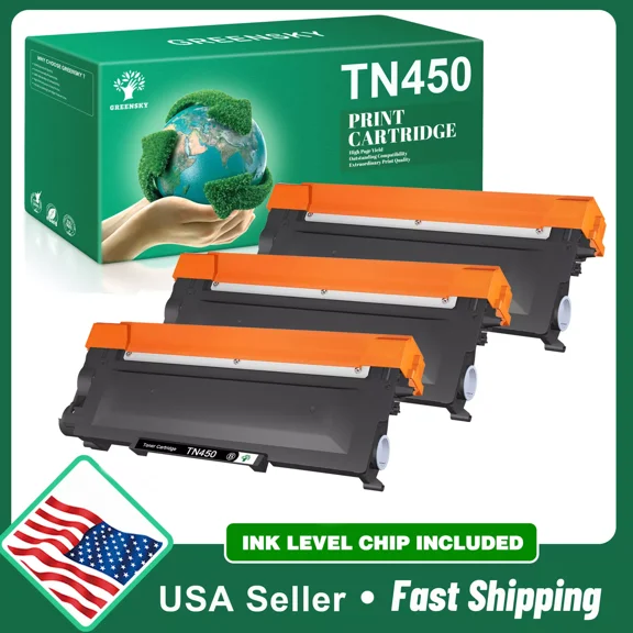 3x TN450 BLACK Toner Compatible for Brother HL-2270DW 2240 MFC-7360N 7860DW
