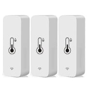 3x Tuya Wifi Temperature And Humidity Sensor Indoor Thermometer Hygrometer