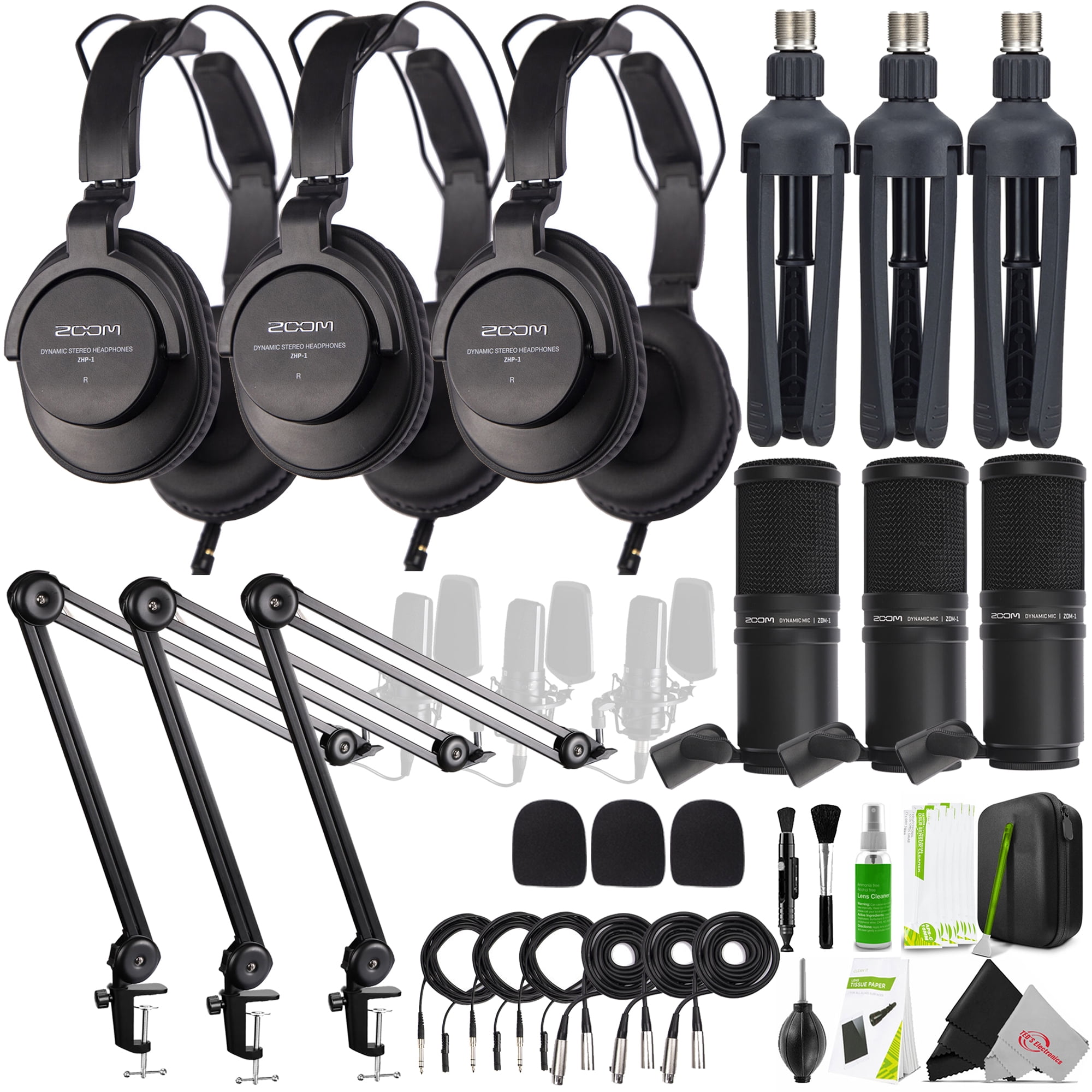 Zdm Pack Zoom H4essential 4-Track Handy Recorder Bundle With