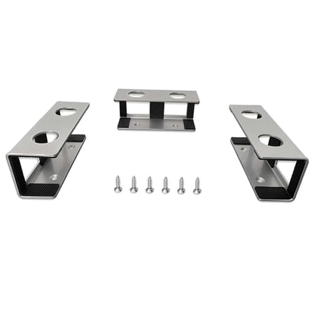 3x under Desk Laptop Mount Bracket Storage Organizer Keyboard Storage Heavy Duty Tray with Screw Shelf Laptop Holder Mount Notebook Bracket