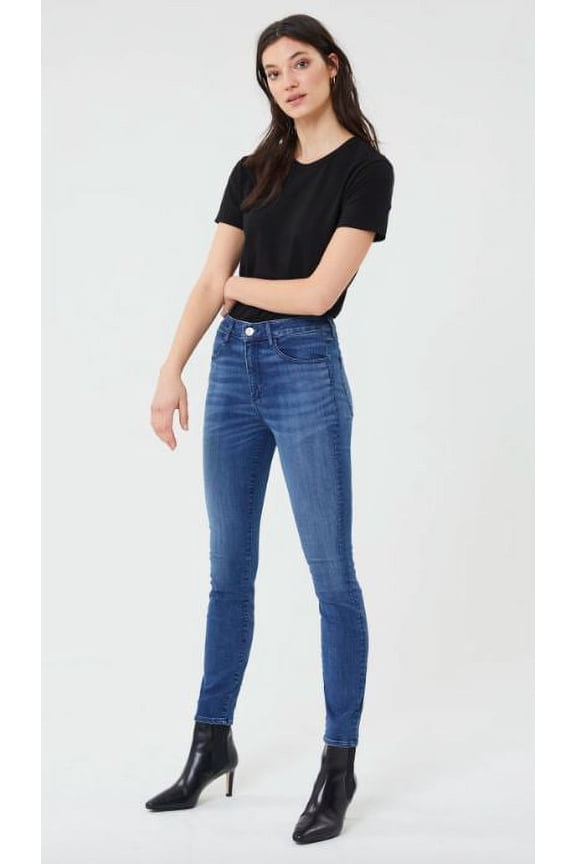 Women's ANNORA W3 Channel Seam High Rise Skinny Stretch Jeans, 28