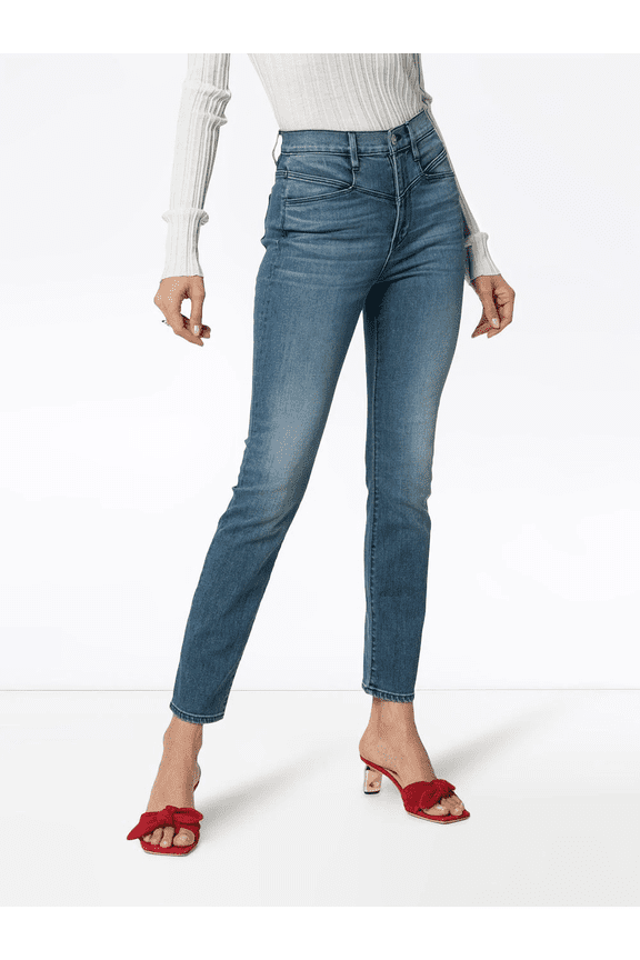 Women's CHARTER Jesse High Rise Straight Skinny Ankle Jeans 30