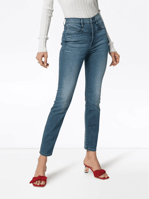 Women's CHARTER Jesse High Rise Straight Skinny Ankle Jeans 30