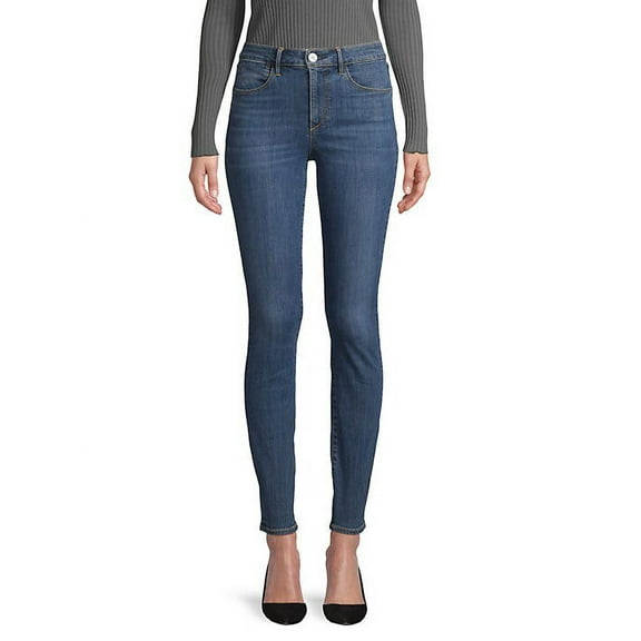 3x1 Women's CHARTER W3 Channel Seam High Rise Skinny Stretch Jeans, 24