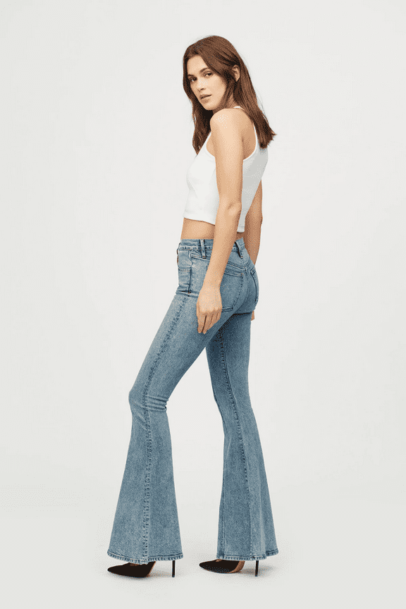 Women's CLOUD Mimi Cuttrell Maxime High Rise Bell Bottom Flare Jean 24