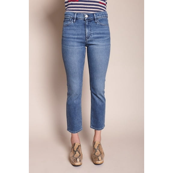 3x1 Women's COREY W2 Mid-Rise Straight-Leg Cropped Jeans, 23
