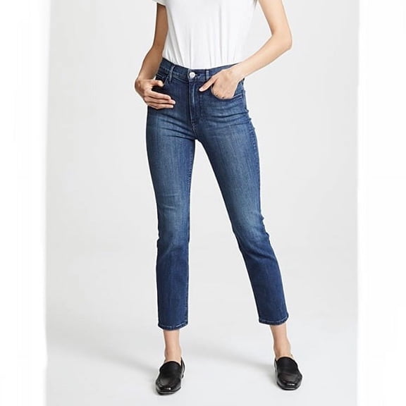 3x1 Women's CORT Colette High Rise Slim Crop Stretch Jeans, 25