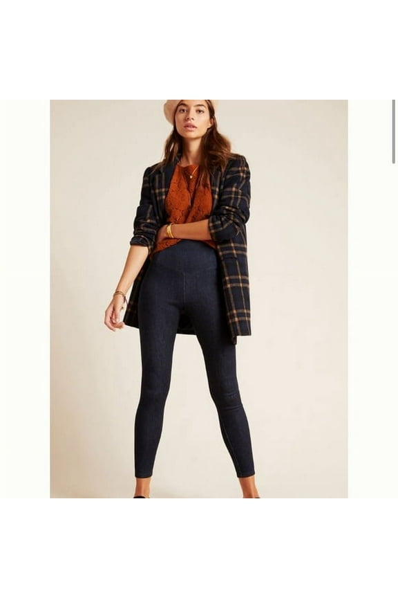 Women's EVIE Coco High Rise Stretch Denim Cropped Leggings, XS