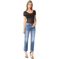 thumbnail image 1 of 3x1 Women's MALONE Shelter Austin Crop High-Rise Straight-Leg Jeans, 23, 1 of 5