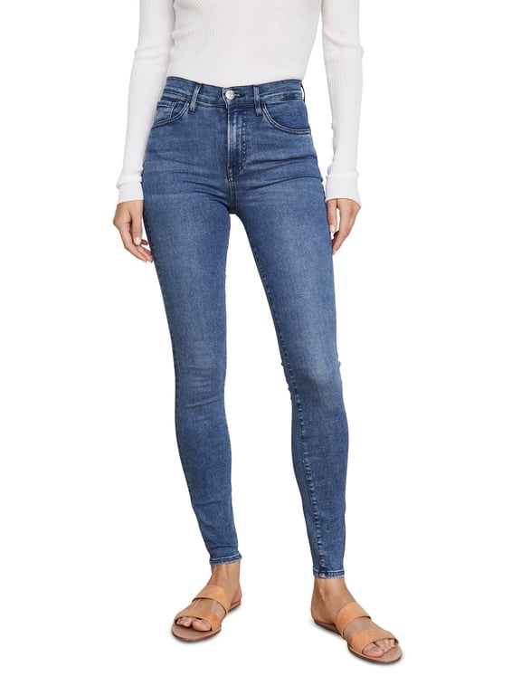 Women's MILES Kaia High Rise Straight Skinny Ankle Jeans 31