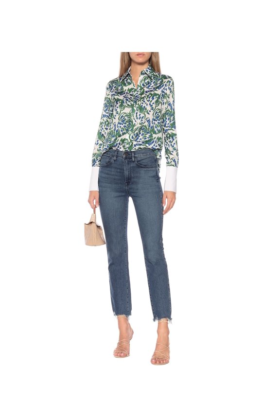 Women's WILTON W3 Authentic High-Rise Straight-Leg Cropped Jeans, 26