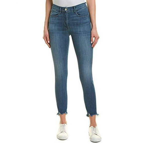 3x1 Womens W3 Remo Skinny Crop, 23, Blue